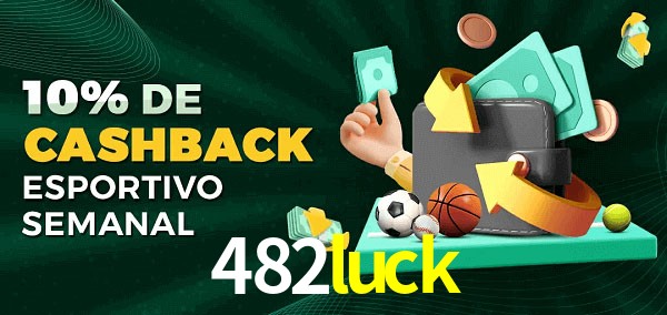 10% de bônus de cashback na 482luck